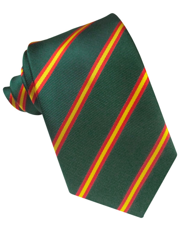 CORBATA SEDA VERDE BANDERA DE ESPAÑA