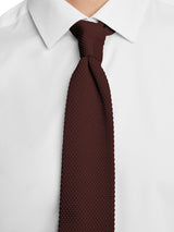 CORBATA PUNTO MARRON