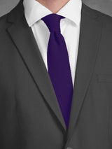 CORBATA PUNTO MORADO CARDENAL