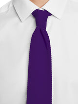 CORBATA PUNTO MORADO CARDENAL