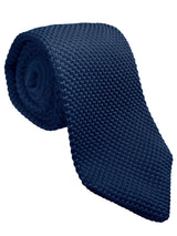 CORBATA PUNTO AZUL MARINO