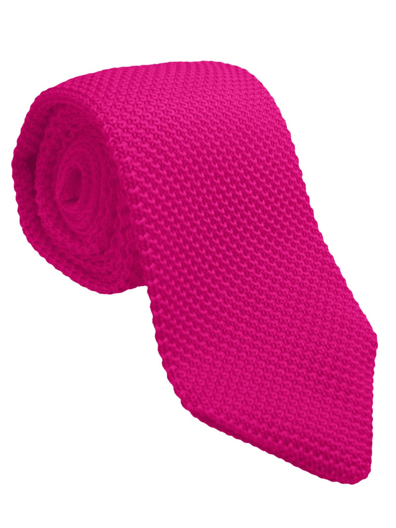 CORBATA PUNTO ROSA FUCSIA