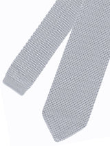 CORBATA PUNTO GRIS PLATA