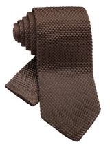 CORBATA PUNTO MARRON CHOCOLATE