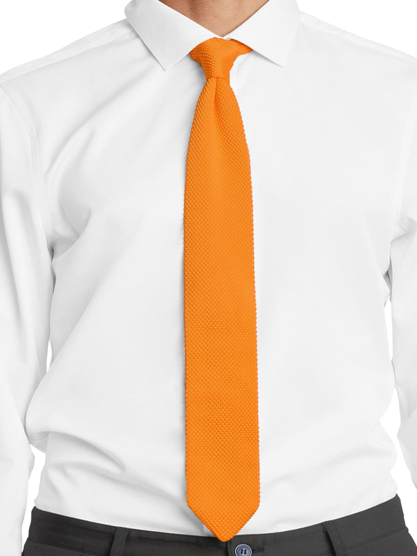 CORBATA PUNTO NARANJA