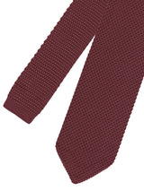 CORBATA PUNTO ROJO VINO