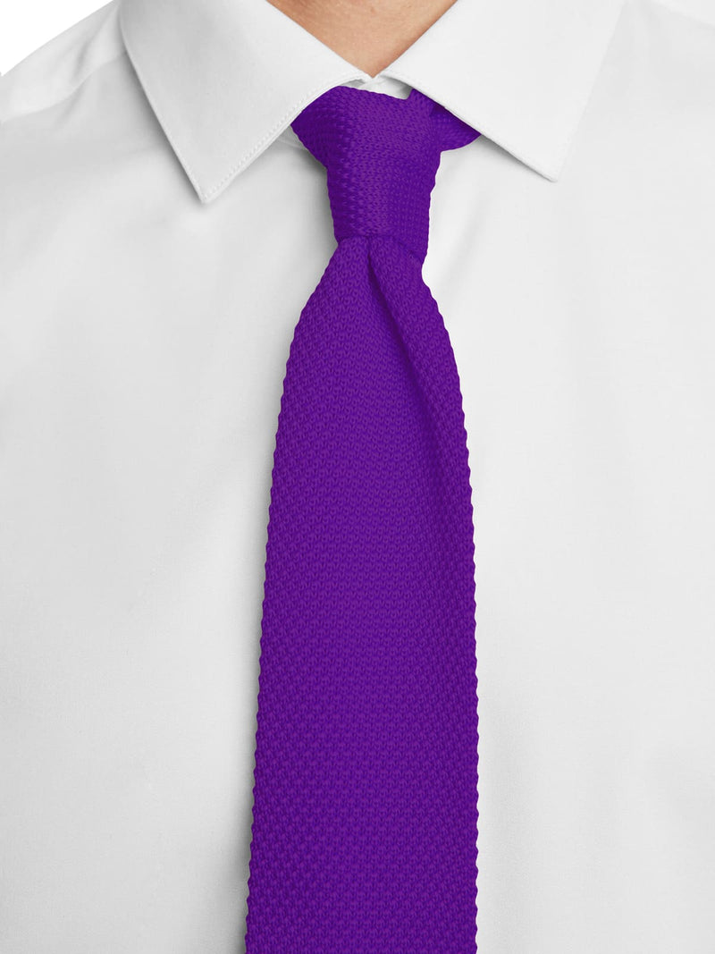 CORBATA PUNTO PURPURA