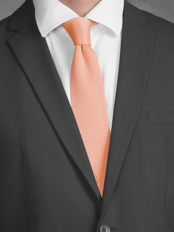 CORBATA PUNTO ROSA SALMON