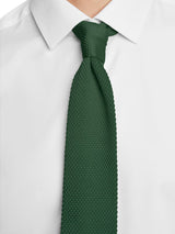 CORBATA PUNTO VERDE OSCURO