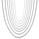 cadena cordon salomonico acero natural