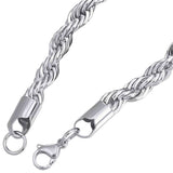 cadena cordon salomonico acero natural