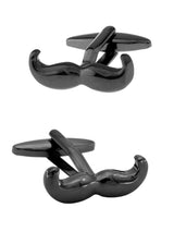 gemelos bigotes color negro