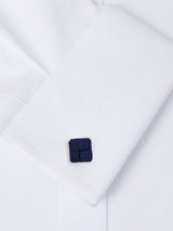 gemelos cuadrados azul marino