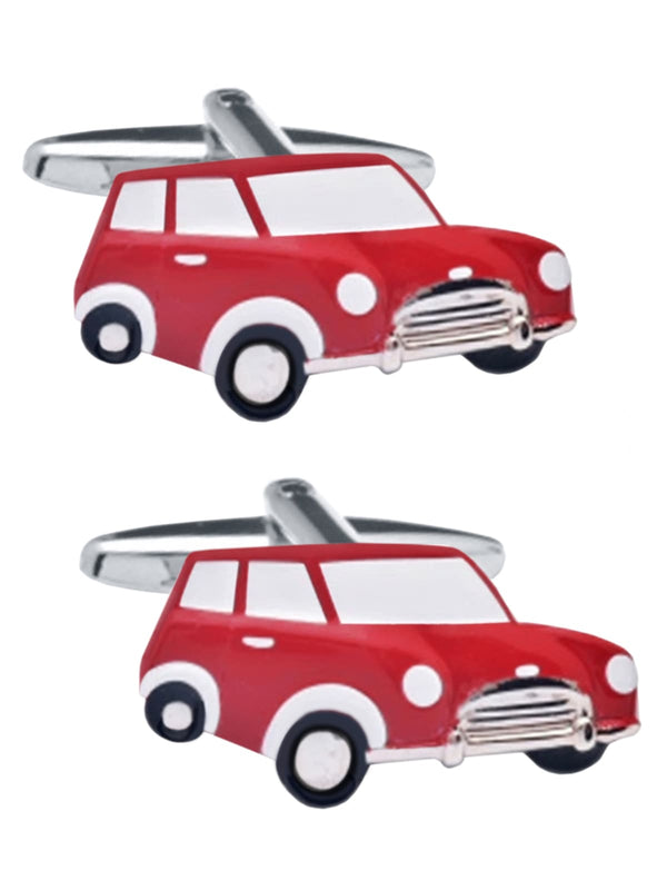 GEMELOS PARA CAMISA COCHE "MINI" ROJO