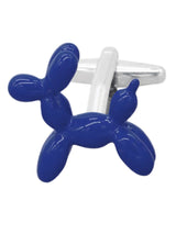 GEMELOS PARA CAMISA PERROS GLOBOS AZUL MARINO