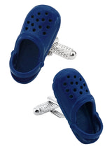 GEMELOS PARA CAMISA ZUECOS CROCS AZUL