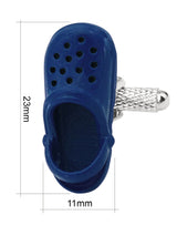 GEMELOS PARA CAMISA ZUECOS CROCS AZUL