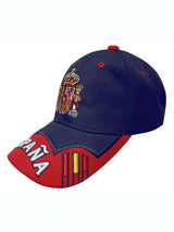 gorra españa azul marino visera roja
