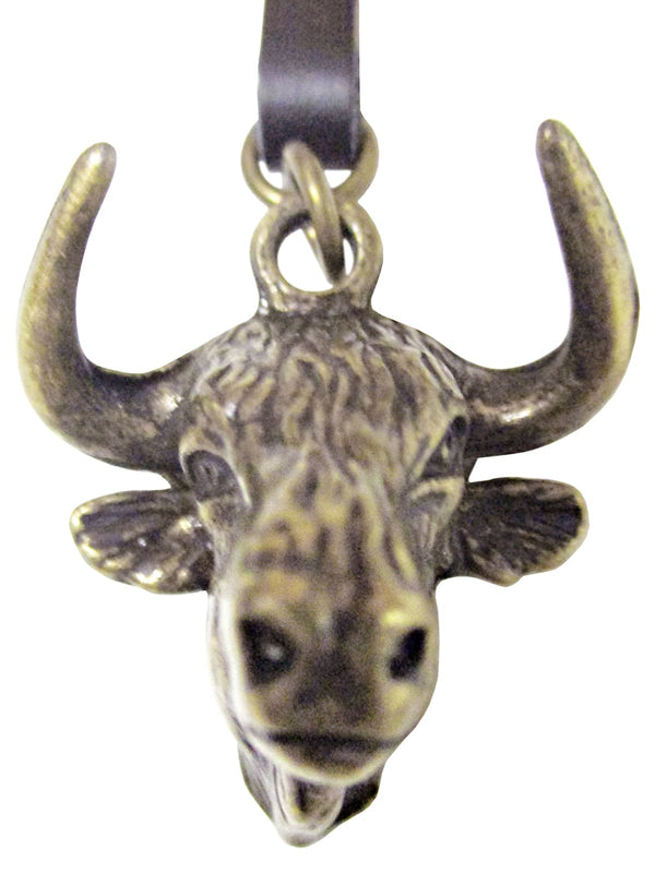 llavero cabeza de toro