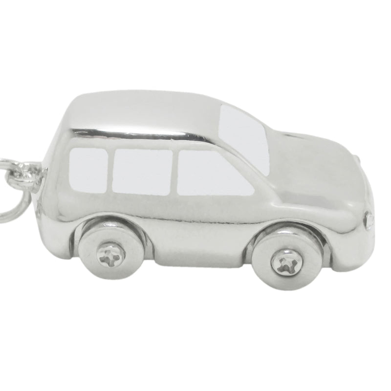 llavero coche con ventanillas blancas