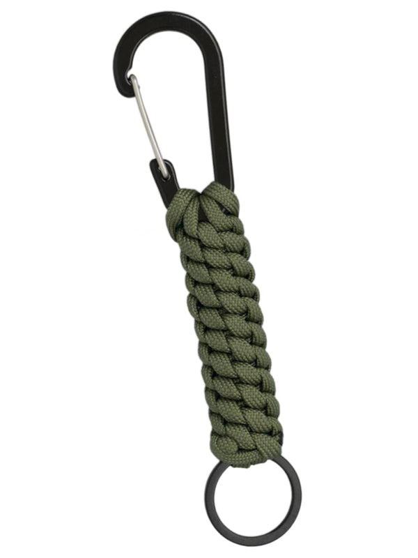 llavero trenza cuerda paracord verde