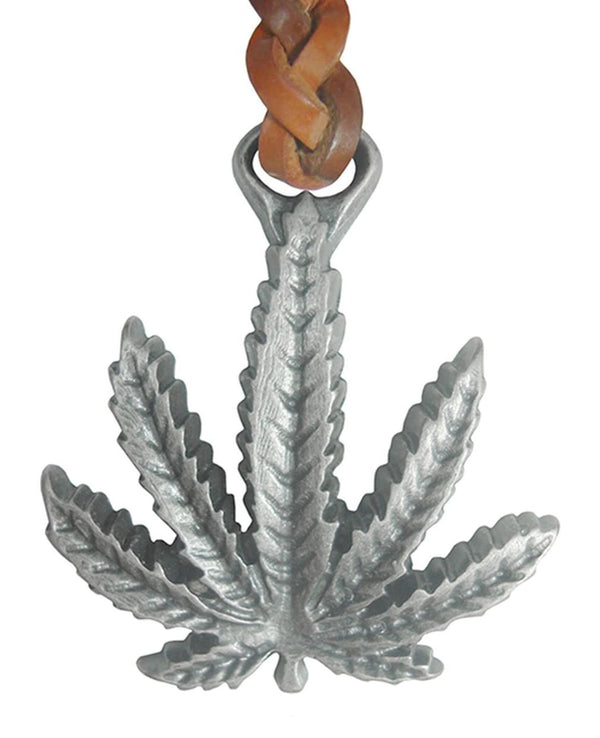 llavero hoja marihuana