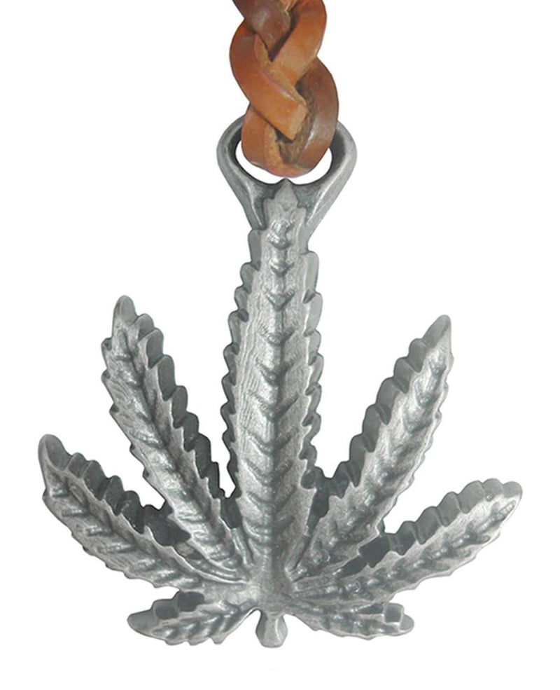 llavero hoja marihuana