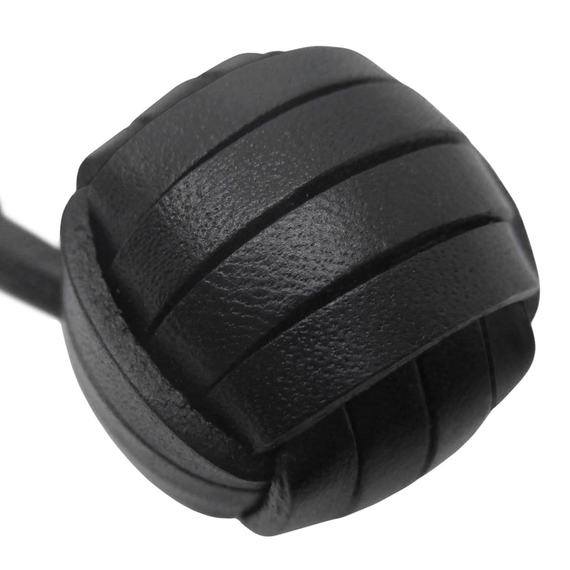 llavero piel nudo marinero negro