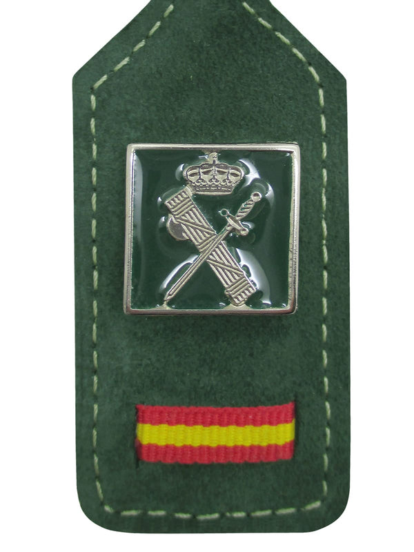 llavero piel serraje guardia civil