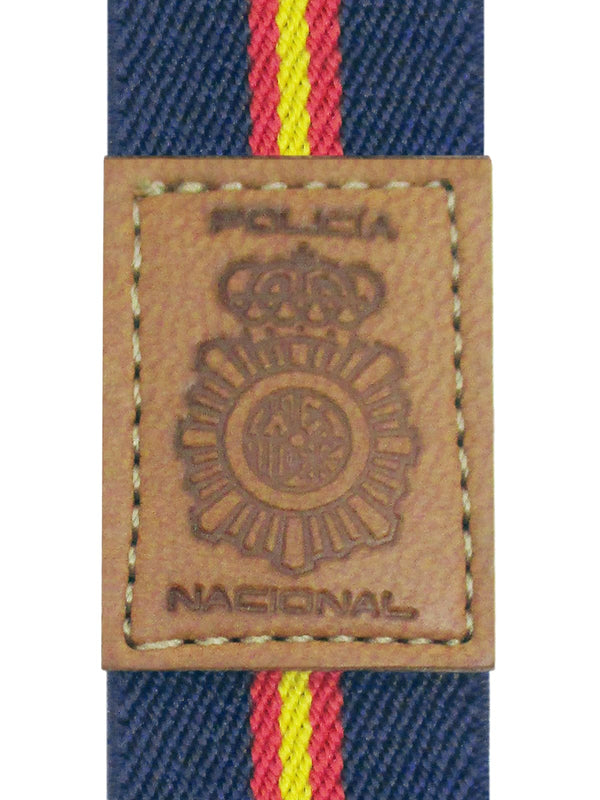 llavero textil policia nacional