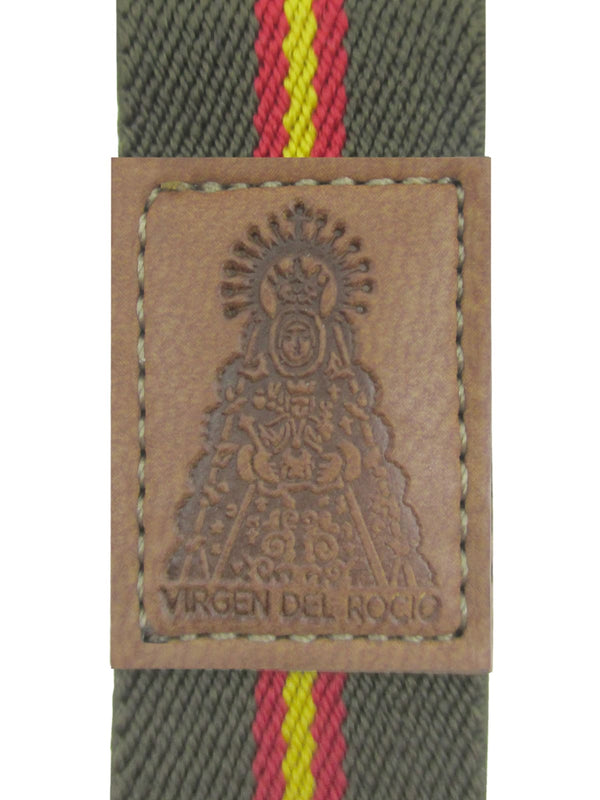llavero textil Virgen de Rocio