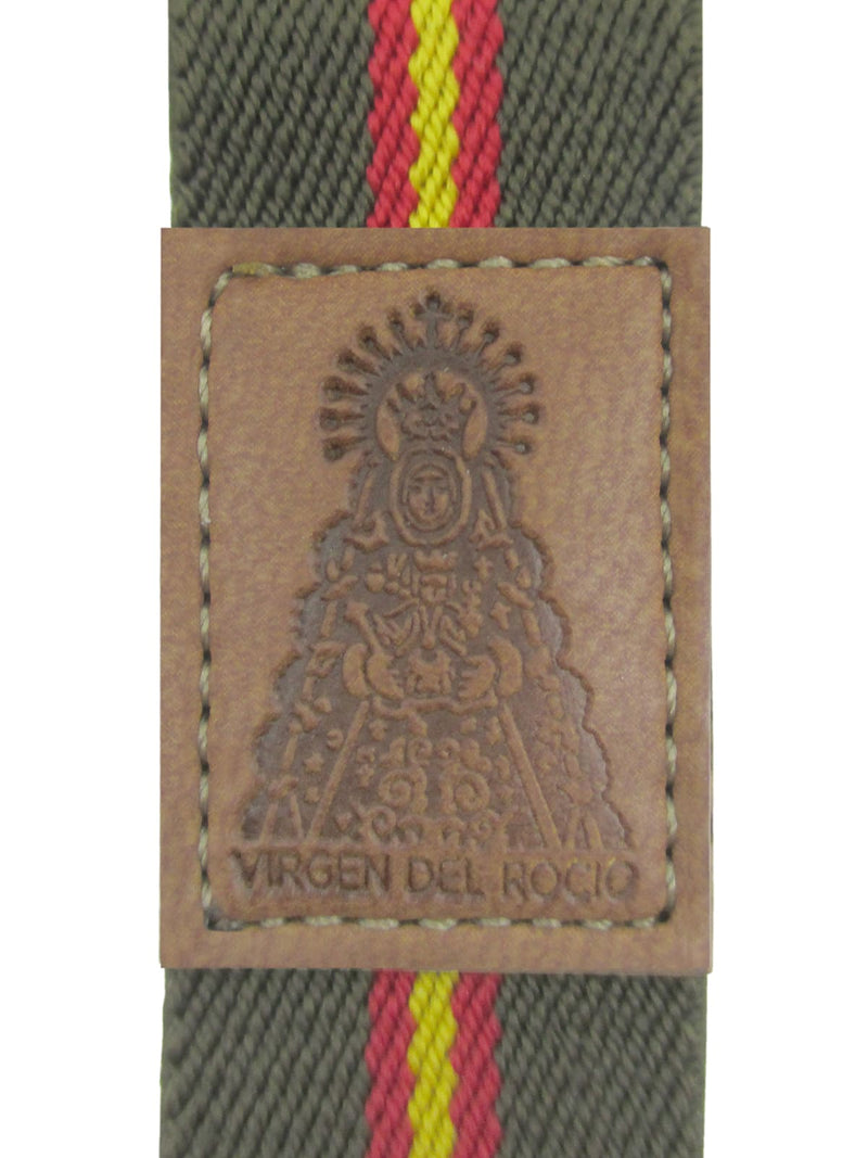llavero textil Virgen de Rocio