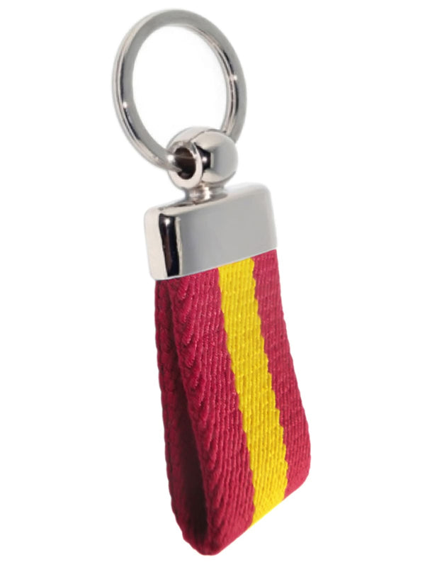 llavero textil bandera de España