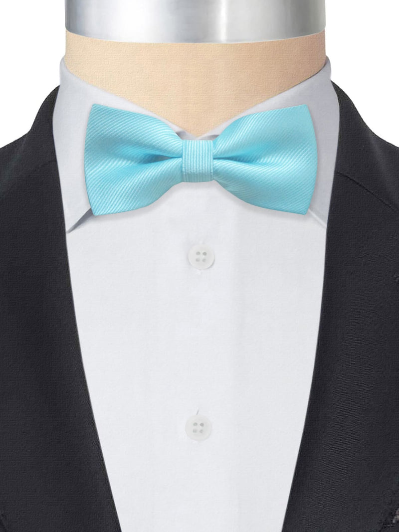 pajarita hombre azul celeste seda artificial