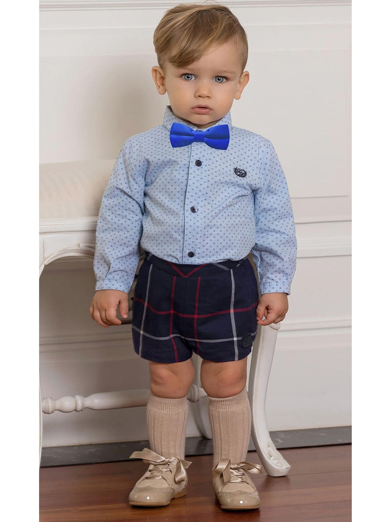 pajarita baby clasica azul electrico