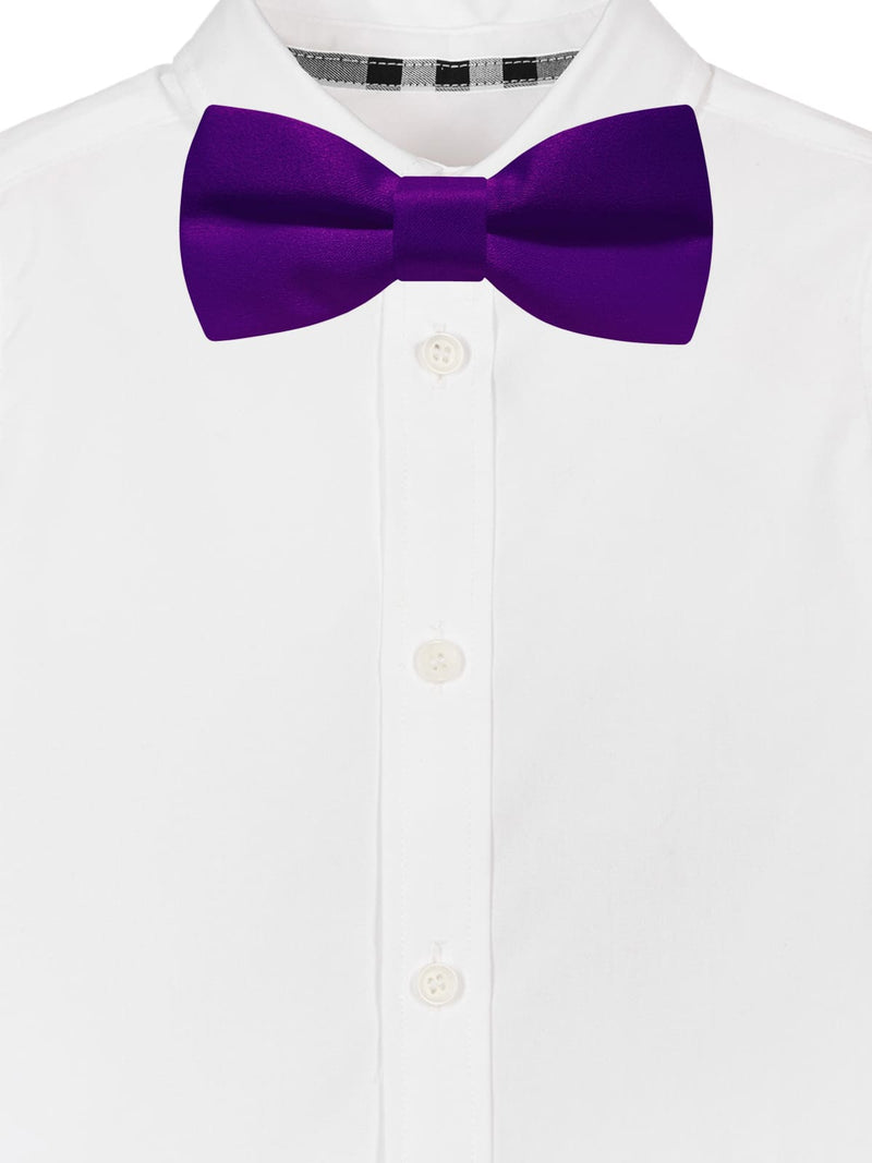 pajarita baby clasica morada