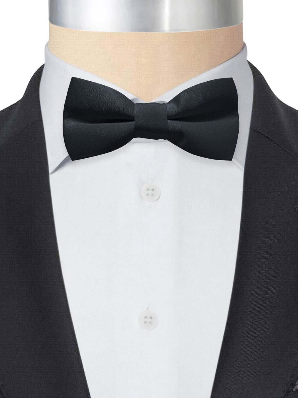 pajarita clasica hombre microfibra fabricada a mano color negro