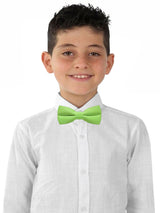pajarita niño clasica verde pistacho