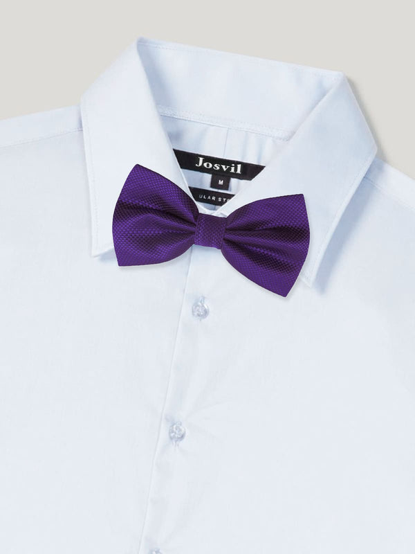 pajarita hombre rayon morada