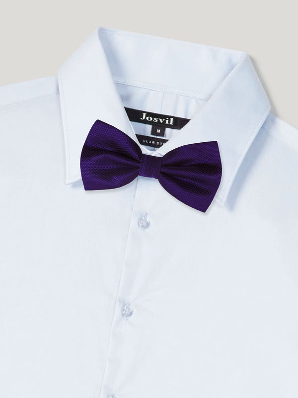 pajarita hombre color morado cardenal