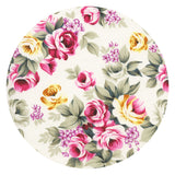 pañuelo bolsillo algodon blanco flores