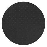 pañuelo bolsillo negro microtopos plata