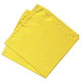 pañuelo bolsillo amarillo microtopos