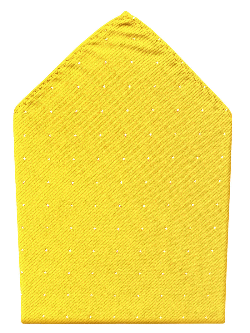 pañuelo bolsillo amarillo microtopos