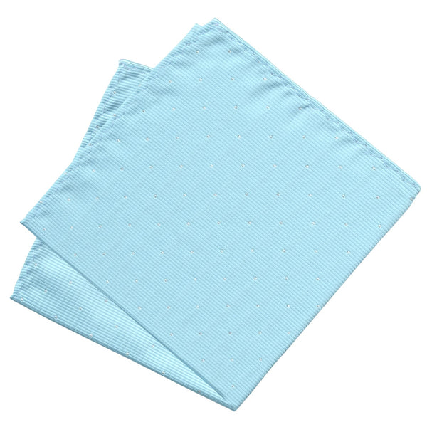 pañuelo bolsillo azul celeste microtopos