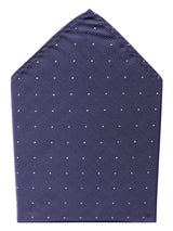 pañuelo bolsillo azul marino microtopos