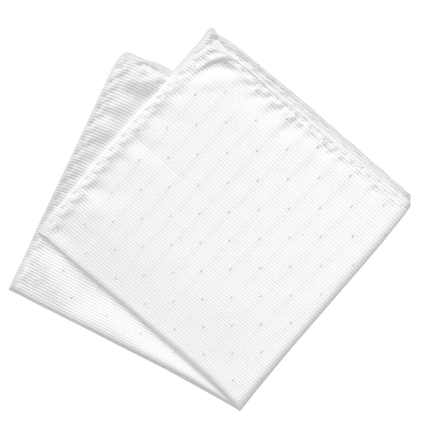 pañuelo bolsillo blanco microtopos