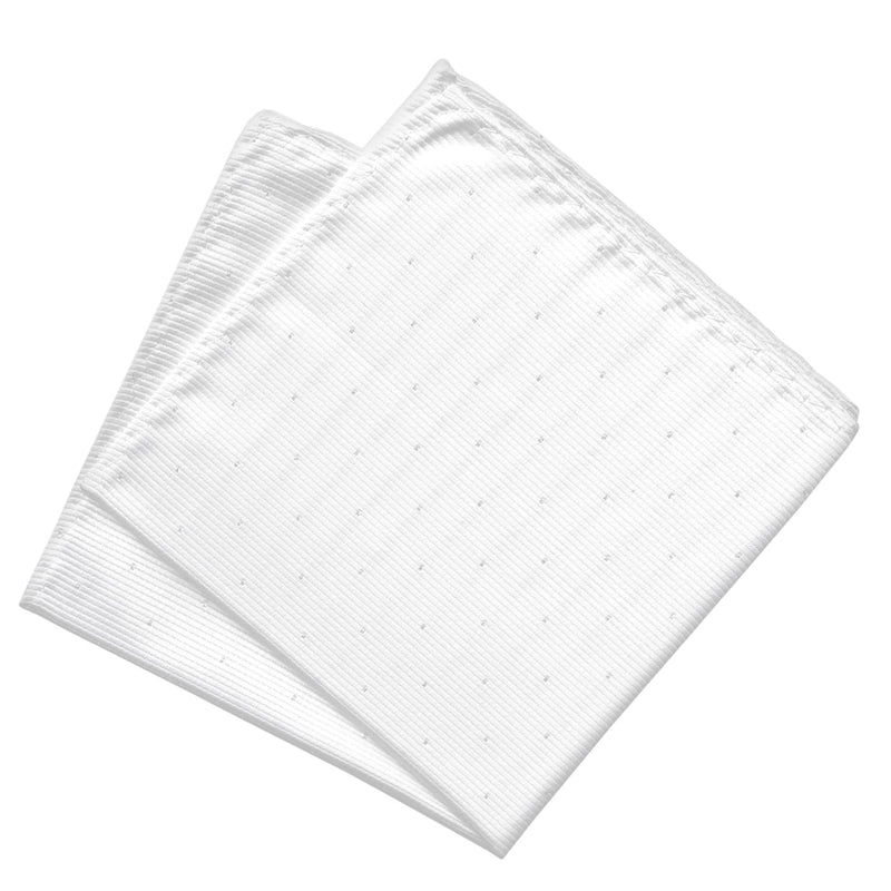 pañuelo bolsillo blanco microtopos