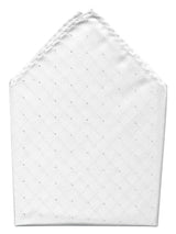 pañuelo bolsillo blanco microtopos