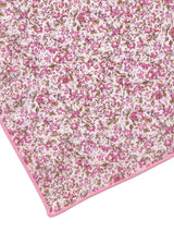pañuelo bolsillo niño beige flores rosas